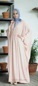 Kaftan Warna Vanilla Cream
