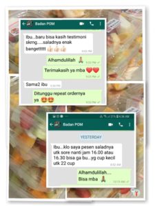 Testimoni Salad Buah